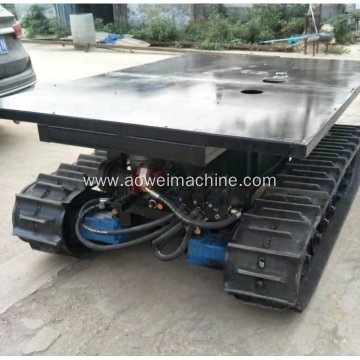 Rc control Rubber track electric chassis from 0.5T to 20t undercarriage for excavator loader Farms bocat wetland